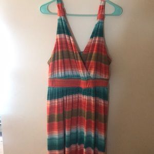 Torrid striped maxi dress